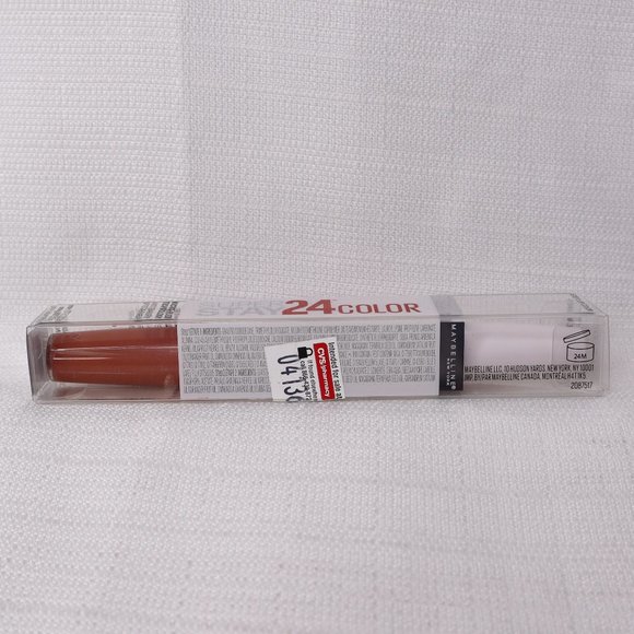 Maybelline New York Superstay 24 color 2-step lipcolor #235 loaded latte new - Picture 3 of 6